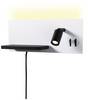 Paulmann Serrra 71103 Applique 5.5 W LED blanc mat, noir (mat)