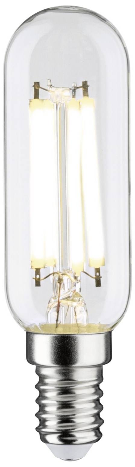 Une ampoule LED claire avec douille E14 qui s'illumine.