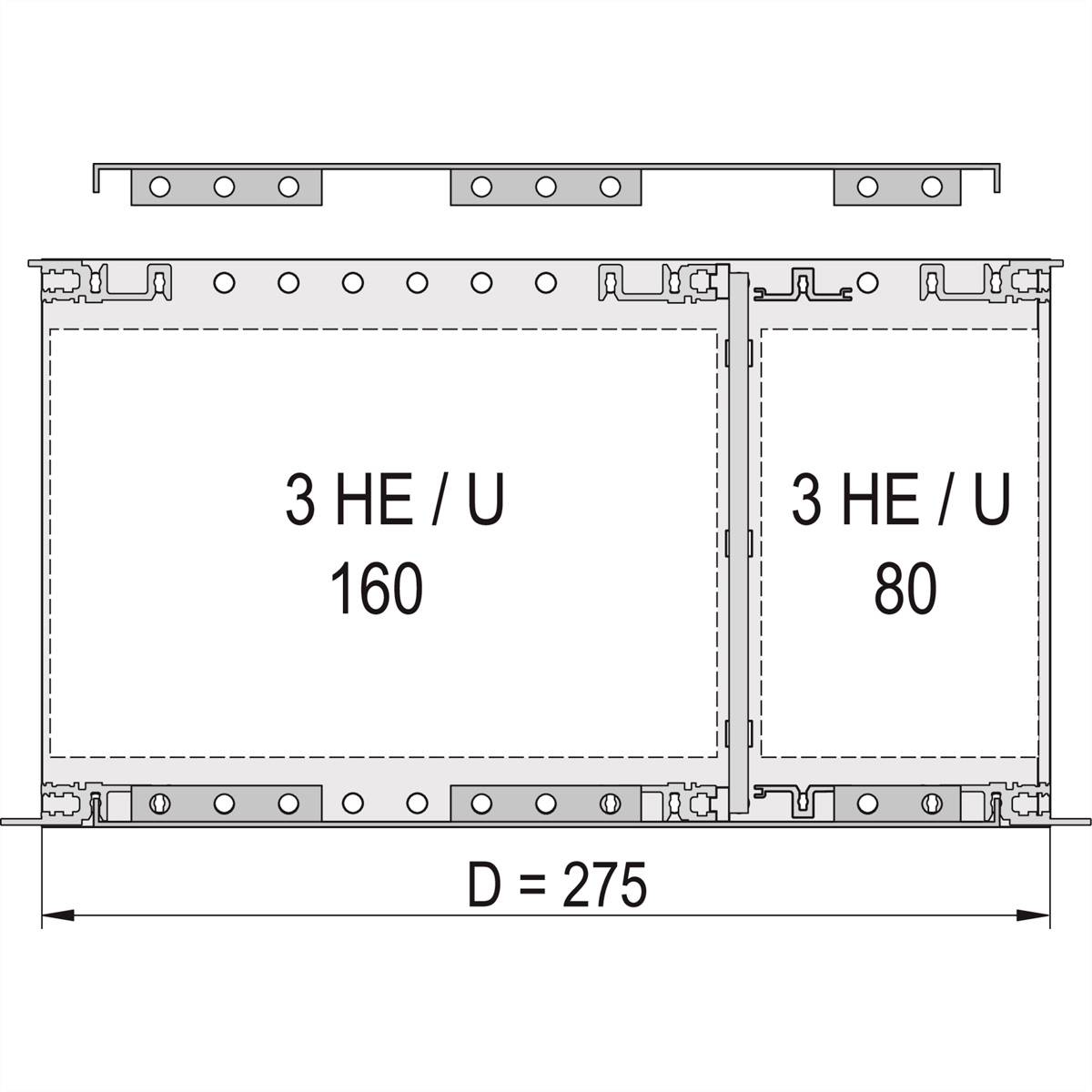 nVent SCHROFF 24560063 Plastron verrouillable avec cache 1 pc(s) Piece