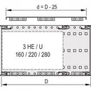 nVent SCHROFF 24560080 Plastron verrouillable CEM 2 pc(s)
