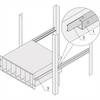 nVent SCHROFF 24562457 19 pouces Rail montage fixe