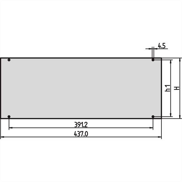 nVent SCHROFF 30828058 Panneau avant   1 pc(s)