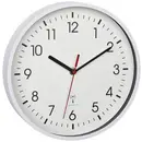 Horloge murale TFA Dostmann 60.3550.02 radiopiloté(e) 24.5 cm x 42 mm blanc
