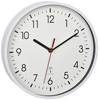Horloge murale TFA Dostmann 60.3550.02 radiopiloté(e) 24.5 cm x 42 mm blanc