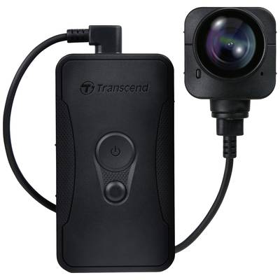 Transcend DrivePro Body 70 Bodycam Bluetooth, GPS, mémoire interne, protégé contre la poussière, protégé contre les proj