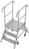 Krause 821072 aluminium Escabeau à plate-forme mobile, montage avec outils Hauteur de travail (max.): 2.75 m aluminium 34.9 kg