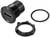 'Connecteur HDMI noir avec bague amovible et joint d'étanchéité, adapté au montage en panneau pour les appareils électroniques.'
