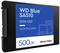 Un SSD SATA Western Digital WD Blue SA510 de 500 Go, adapté pour améliorer les performances informatiques et optimiser l'espace de stockage.