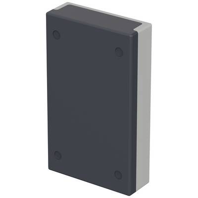 Un appareil rectangulaire noir aux coins arrondis, doté de quatre petites protubérances circulaires sur la face avant.