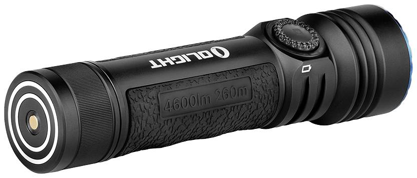Lampe De Poche Olight Seeker 2 - 3000 Lumens, Aluminium Noir, Rechargeable - Occasion Fonctionnelle