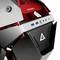 Boîtier PC Gaming au design futuriste, avec des détails rouges et argentés, ports USB et audio à l'avant, par Antec.