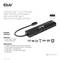 Hub Club3D USB Gen1 Type-C, 6-en-1 avec HDMI, USB, RJ45 et charge PD 100W. Les connexions et fonctionnalités du hub sont représentées.