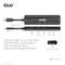 Hub USB-C Club 3D avec 6 ports : HDMI 8K, 2x USB-A, RJ45, 2x USB-C. Avec fonction de charge de 100W pour ordinateurs portables et moniteurs.