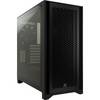Tour midi Corsair iCUE 4000D RGB Boîtier PC noir
