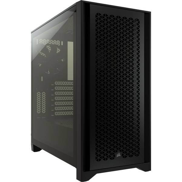 Tour midi Corsair iCUE 4000D RGB Boîtier PC  noir