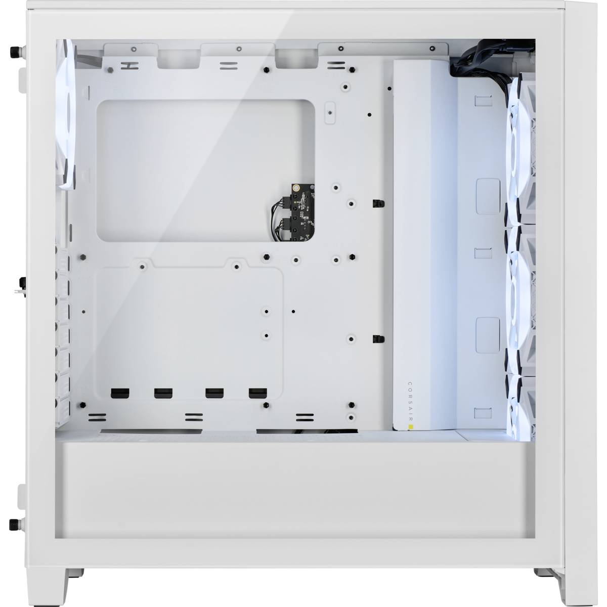 Tour midi Corsair iCUE 4000D RGB Boîtier PC blanc-3