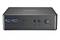 Un mini-PC noir avec des ports USB, des prises casque et microphone, ainsi qu'un bouton marche/arrêt sur la façade avant.