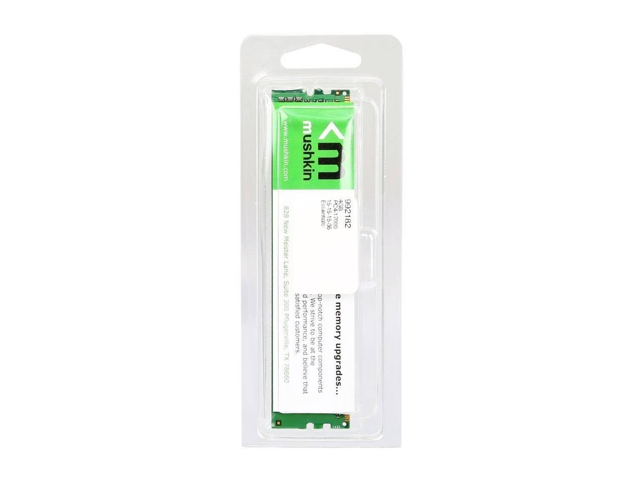 Mushkin Essentials, 16 Go, 1 x 16 Go, DDR4, 3200 MHz, 288-pin DIMM-3