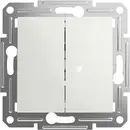 Schneider Electric Interrupteur double Asfora blanc (RAL 9003) EPH1170121D 1 pc(s)