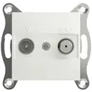 Schneider Electric Prise de passage TV-SAT Asfora blanc (RAL 9003) EPH3470321D 1 pc(s)