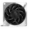 Voici la traduction en français :<br><br>'APEX Stealth Metal Fan 120MM', un ventilateur noir avec boîtier argenté, vitesse de rotation de 2000 tr/min, 12V CC, numéro de modèle 13818.