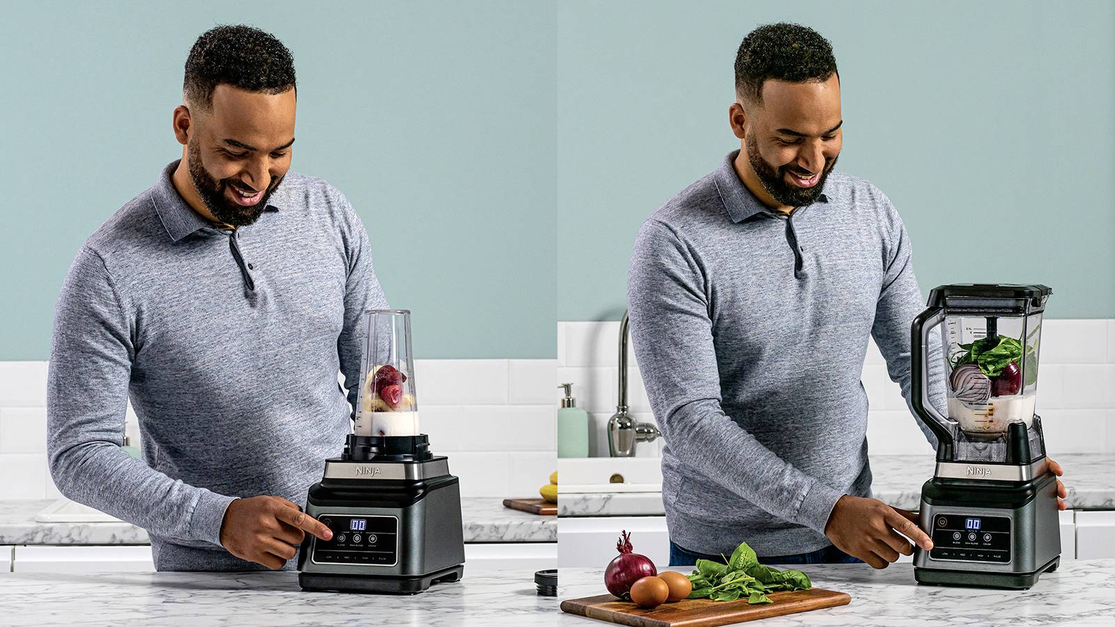 Ninja BN750EU Mixeur sur pied 1200 W noir, gris (mat)-7