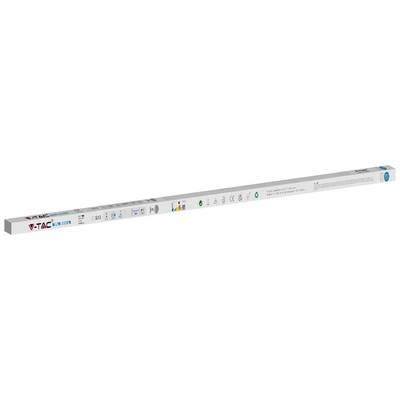Une tube fluorescent LED blanc de V-TAC, 18 watts, 120 cm de long, économe en énergie avec un design simple et moderne.