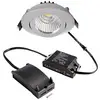 Deko Light 565376 Dione Luminaire à LED encastrable CEE: E (A - G) LED LED intégrée 8.50 W argent