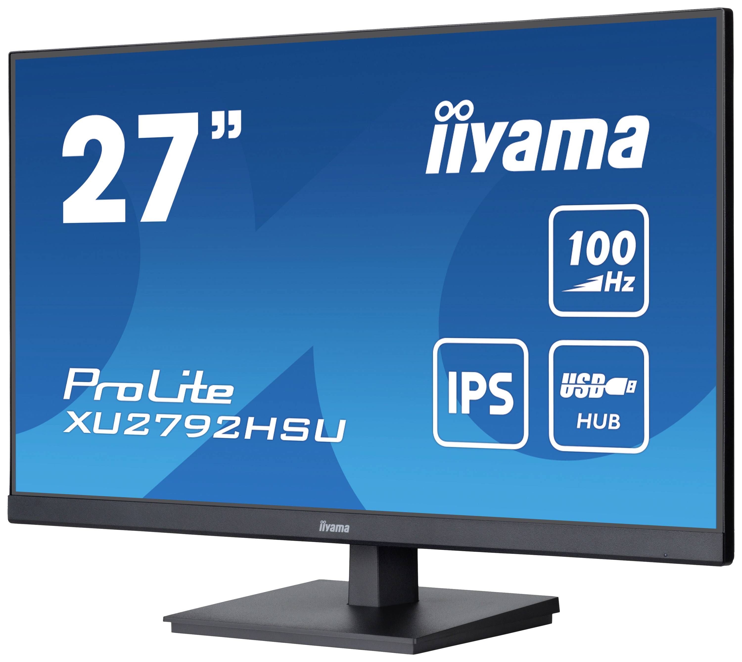 Moniteur : iiyama ProLite XU2792HSU, 27 pouces, 100 Hz, Panneau IPS, Hub USB.