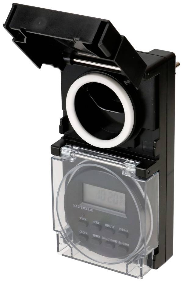 Max Hauri 169232 Minuterie numérique     IP55 fonction aléatoire
