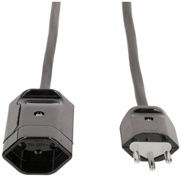 Max Hauri 170951 alimentation Rallonge   noir 5 m  blindé