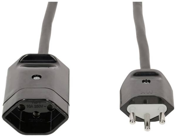 Max Hauri 171018 alimentation Rallonge   noir 1 m  blindé