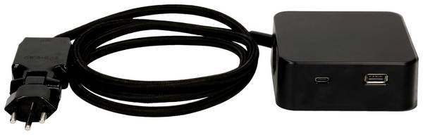 Bloc multiprise avec interrupteur Max Hauri 168974  noir fiche CH 1 pc(s)