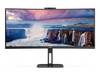 Moniteur LED AOC Value-Line CU34V5CW/BK CEE G (A - G) 86.4 cm 34 pouces 3440 x 1440 pixels 21:9 4 ms HDMI™, DisplayPort, USB 3.1 (Gen 1), USB-C®, prise casque VA LED