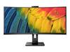 Moniteur LED Philips Monitore 34B1U5600CH/00 CEE G (A - G) 86.4 cm 34 pouces 3440 x 1440 pixels 16:9 4 ms HDMI™, DisplayPort, USB-C® 3.2, RJ45, Audio-Line-out VA LED