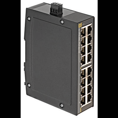 Un commutateur réseau avec plusieurs ports Ethernet est représenté à droite, le chiffre flou '33' est visible à gauche de l'image.