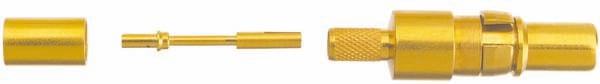 HARTING 09692817141 09 69 281 7141 Contact coaxial alliage de cuivre 2 A 1 pc(s) Piece