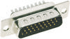 HARTING 09 56 100 5615 050 09561005615050 Connecteur Nombre de pôles: 15 fût à souder 1 pc(s) Piece