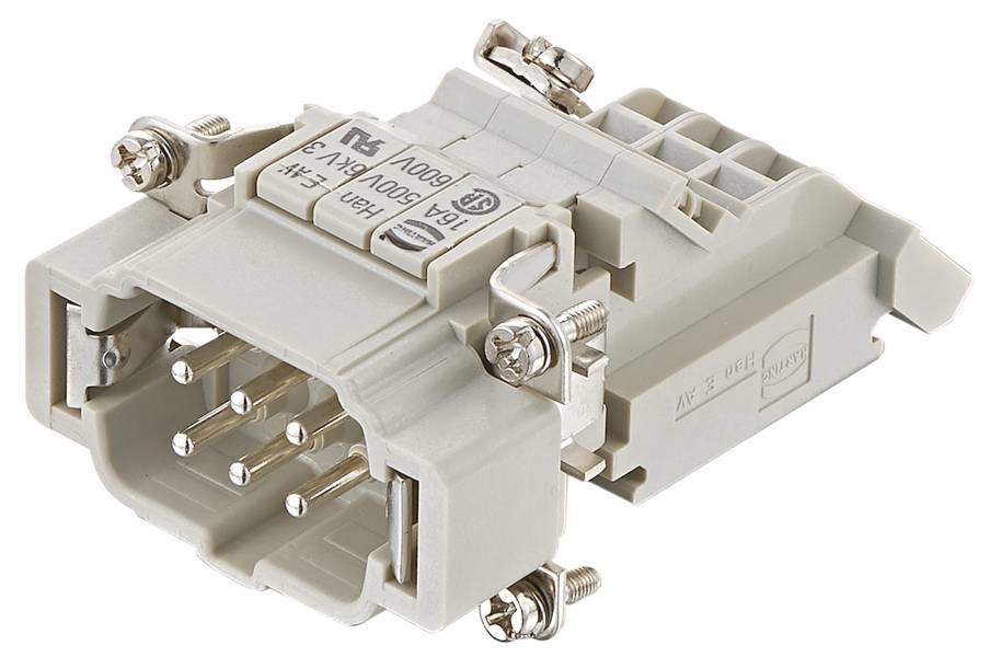 HARTING 09330064625 Connecteur Han® E 6 + PE raccord à vis 1 pc(s)