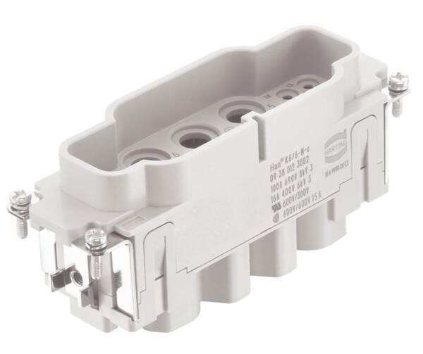 HARTING 09380123002 Insert mâle Han® Com 12 + PE à sertir 1 pc(s) Piece