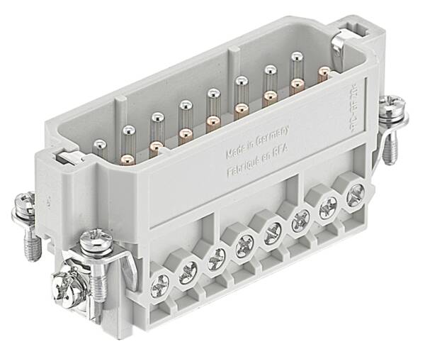 HARTING 09200162691 Insert mâle Han® A 16 + PE raccord à vis 1 pc(s)