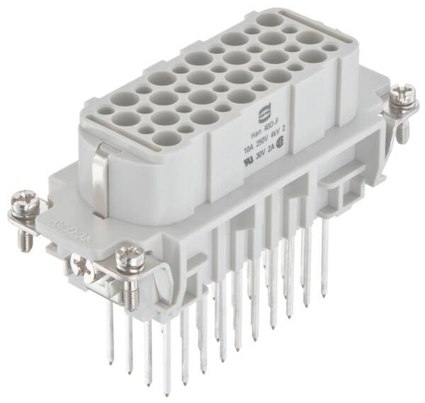 HARTING 09210402701 Insert mâle Han® D 40 + PE Raccord enroulé 1 pc(s) Piece