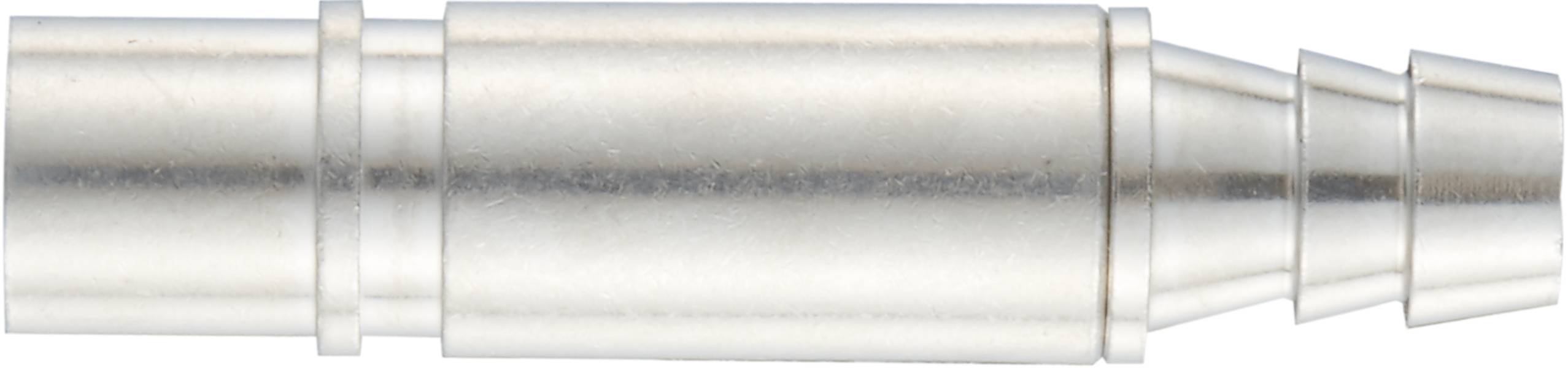 Connecteur métallique à design étagé. Utilisé pour un raccordement sécurisé dans les systèmes de tuyauterie.