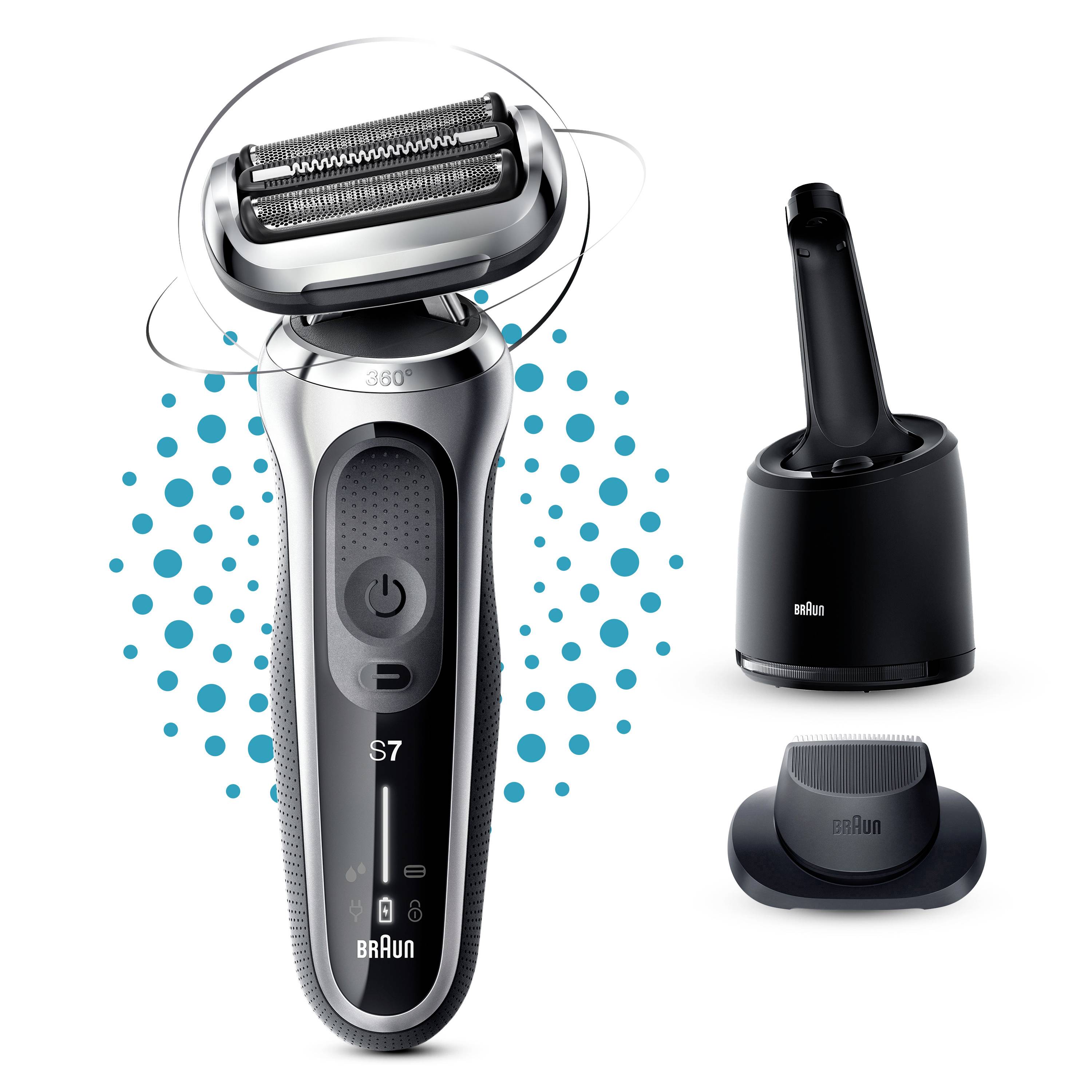 Braun Series 7 - 71-S7200cc 143363 Rasoir à grilles argent-4