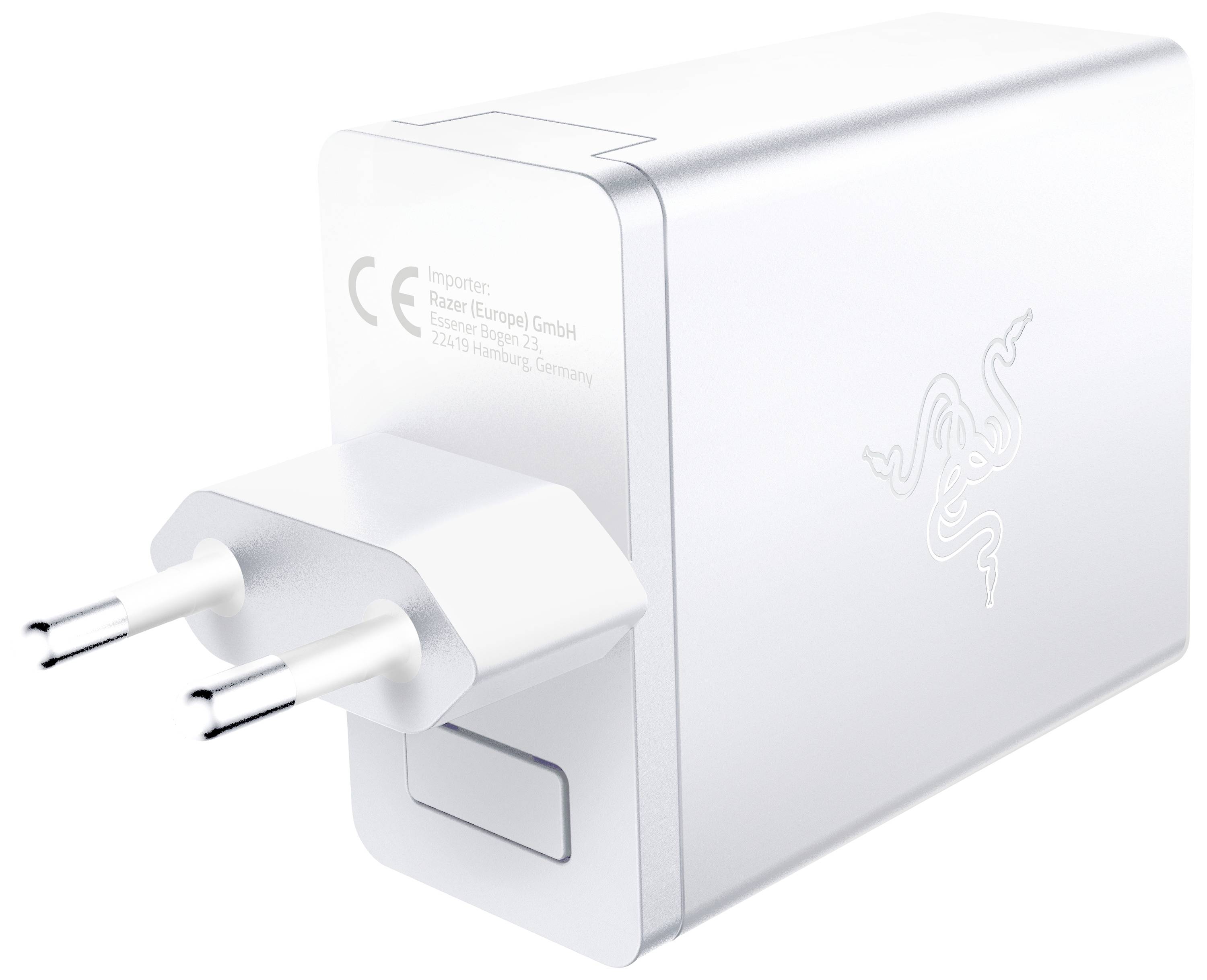 RAZER USB-C 130W GaN Charger Mercury Chargeur USB 130 W PPS blanc GaN-2