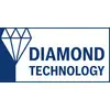 Logo avec un symbole de diamant à gauche et l'inscription 'Diamond Technology' en bleu sur un fond blanc à droite.