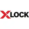 Logo 'XLOCK' en rouge et noir avec un 'X' stylisé en rouge et le texte 'LOCK' en noir à côté.