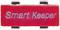Fiche rouge portant l'inscription 'Smart Keeper'.