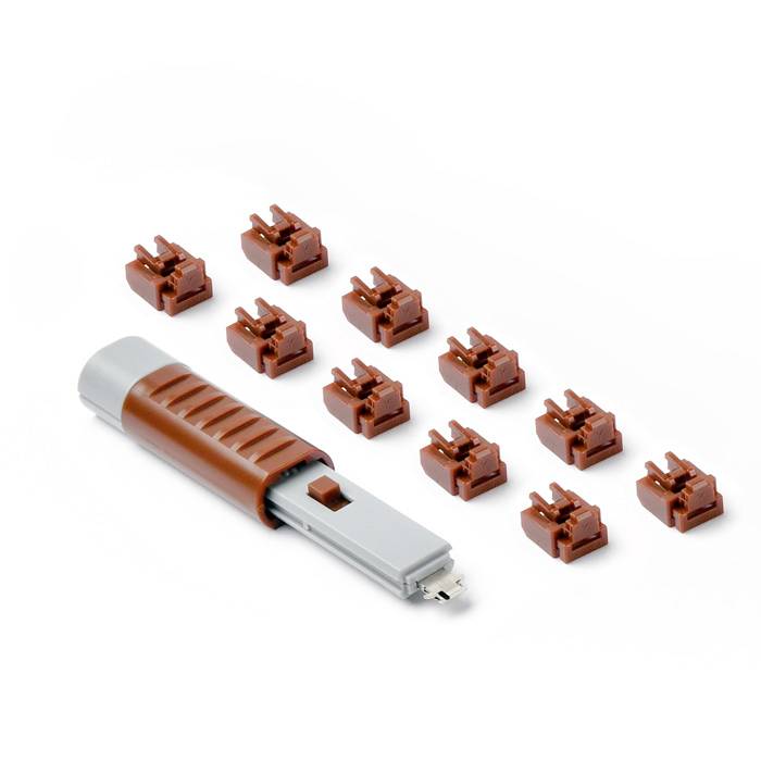 Smartkeeper Verrou port LAN RJ45 NL03PKBN jeu de 10 marron avec 1 clé NL03PKBN