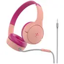 Belkin SoundForm Mini Micro-casque supra-auriculaire filaire Stereo rose limitation de volume pour enfants